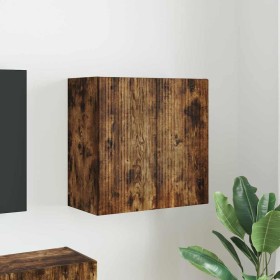 Mueble de TV Montado en la Pared Roble ahumado en Muebles TV | Comprar online en Foru.es