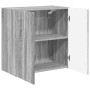 Mueble de TV Montado en la Pared Gris Sonoma 59,5 x 31 x 60 cm en Muebles TV | Comprar online en Foru.es