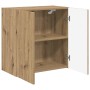 Mueble de TV Montado en la Pared Roble artesanal en Muebles TV | Comprar online en Foru.es