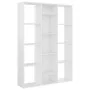 Divisor/estantería aglomerado blanco brillante 100x24x140 cm de vidaXL, Divisores de ambientes - Ref: Foro24-800447, Precio: ...