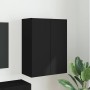 Mueble de TV Montado en la Pared Negro 59,5 x 31 x 80 cm en Muebles TV | Comprar online en Foru.es