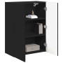 Mueble de TV Montado en la Pared Negro 59,5 x 31 x 80 cm en Muebles TV | Comprar online en Foru.es