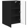 Mueble de TV Montado en la Pared Negro 59,5 x 31 x 80 cm en Muebles TV | Comprar online en Foru.es