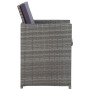 Set comedor jardín 13 pzas ratán sintético y madera acacia gris de vidaXL, Conjuntos de jardín - Ref: Foro24-46371, Precio: 9...