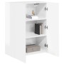 Mueble de TV Montado en la Pared brillante 59,5 x 31 x 80 cm en Muebles TV | Comprar online en Foru.es