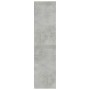 Armario con cajones de contrachapada gris hormigón 50x50x200 cm de vidaXL, Armarios roperos - Ref: Foro24-800616, Precio: 133...