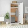 Armario de madera contrachapada blanco brillo 90x52x200 cm de vidaXL, Armarios roperos - Ref: Foro24-800636, Precio: 239,97 €...
