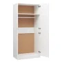 Armario de madera contrachapada blanco brillo 90x52x200 cm de vidaXL, Armarios roperos - Ref: Foro24-800636, Precio: 239,97 €...