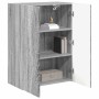 Mueble de TV Montado en la Pared Gris Sonoma 59,5 x 31 x 80 cm en Muebles TV | Comprar online en Foru.es
