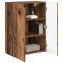 Mueble de TV Montado en la Pared Madera envejecida en Muebles TV | Comprar online en Foru.es