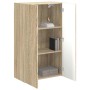 Mueble de TV Montado en la Pared Roble Sonoma en Muebles TV | Comprar online en Foru.es