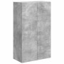 Mueble de TV Montado en la Pared Gris Concreto en Muebles TV | Comprar online en Foru.es