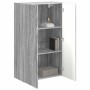 Mueble de TV Montado en la Pared Gris Sonoma 59,5 x 31 x 100 cm en Muebles TV | Comprar online en Foru.es