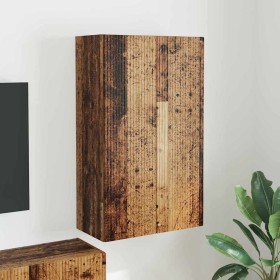 Mueble de TV Montado en la Pared Madera envejecida en Muebles TV | Comprar online en Foru.es