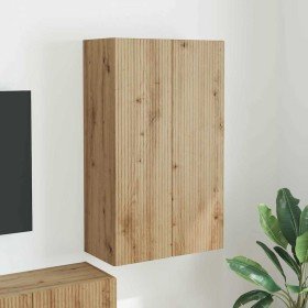 Mueble de TV Montado en la Pared Roble artesanal en Muebles TV | Comprar online en Foru.es