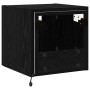 Mueble de TV Montado en la Pared Roble Negro 30,5 x 35 x 30 cm en Muebles TV | Comprar online en Foru.es