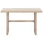 Mesa de jardín de ratán sintético beige 110x60x67 cm de vidaXL, Mesas de jardín - Ref: Foro24-46444, Precio: 106,27 €, Descue...