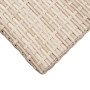 Mesa de jardín de ratán sintético beige 110x60x67 cm de vidaXL, Mesas de jardín - Ref: Foro24-46444, Precio: 111,50 €, Descue...