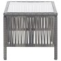 Muebles jardín 4 pzas y cojines ratán sintético gris antracita de vidaXL, Conjuntos de jardín - Ref: Foro24-46437, Precio: 22...
