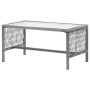 Muebles jardín 4 pzas y cojines ratán sintético gris antracita de vidaXL, Conjuntos de jardín - Ref: Foro24-46437, Precio: 22...