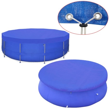 Cubierta de piscina PE 460 cm 90 g/m² redonda en Cubiertas de piscina | Comprar online en Foru.es