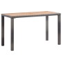 Mesa de jardín madera maciza acacia gris y marrón 123x60x74 cm de vidaXL, Mesas de jardín - Ref: Foro24-46451, Precio: 142,49...