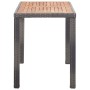Mesa de jardín madera maciza acacia gris y marrón 123x60x74 cm de vidaXL, Mesas de jardín - Ref: Foro24-46451, Precio: 142,49...