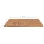 Superficie de mesa cuadrada madera maciza de teca 90x90x2,5 cm de vidaXL, Tableros para mesas - Ref: Foro24-48991, Precio: 13...