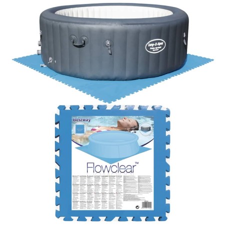 Bestway Protectores de suelo de piscina 8 piezas azul 58220 en Cubiertas de piscina | Comprar online en Foru.es