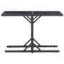 Mesa de jardín de vidrio y ratán sintético negro 110x53x72 cm de vidaXL, Mesas de jardín - Ref: Foro24-46452, Precio: 56,20 €...
