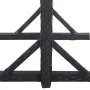 Mesa de jardín de vidrio y ratán sintético negro 110x53x72 cm de vidaXL, Mesas de jardín - Ref: Foro24-46452, Precio: 56,20 €...