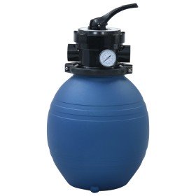 Filtro de arena piscina con válvula de 4 posiciones azul 300 mm en Piscinas | Comprar online en Foru.es