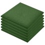 Losetas de goma protección de caídas 6 unidades verde 50x50x3cm en Materiales de construcción | Comprar online en Foru.es