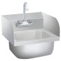 Fregadero lavamanos comercial con grifo de acero inoxidable de vidaXL, Fregaderos - Ref: Foro24-51115, Precio: 181,60 €, Desc...