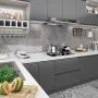 Láminas autoadhesivas muebles PVC gris 500x90 cm de vidaXL, Láminas para ventana - Ref: Foro24-146125, Precio: 19,86 €, Descu...