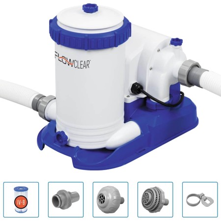 Bestway Bomba de filtro de piscina Flowclear Skimatic 9463 L/h en Piscinas | Comprar online en Foru.es