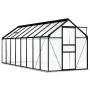 Invernadero con estructura base aluminio gris antracita 9,31 m² de vidaXL, Invernaderos - Ref: Foro24-48220, Precio: 733,08 €...