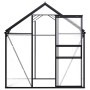 Invernadero de aluminio gris antracita 3,61 m² de vidaXL, Invernaderos - Ref: Foro24-48209, Precio: 303,44 €, Descuento: %