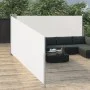 Toldo lateral retráctil color crema 100x1000 cm de vidaXL, Sombrillas - Ref: Foro24-48473, Precio: 118,64 €, Descuento: %