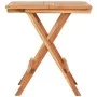 Folding solid teak wood bistro table 60x60x65 cm by vidaXL, Garden tables - Ref: Foro24-48996, Price: 77,48 €, Discount: %