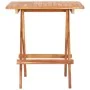Folding solid teak wood bistro table 60x60x65 cm by vidaXL, Garden tables - Ref: Foro24-48996, Price: 77,48 €, Discount: %
