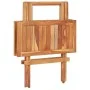 Folding solid teak wood bistro table 60x60x65 cm by vidaXL, Garden tables - Ref: Foro24-48996, Price: 77,48 €, Discount: %