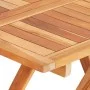 Folding solid teak wood bistro table 60x60x65 cm by vidaXL, Garden tables - Ref: Foro24-48996, Price: 77,48 €, Discount: %