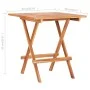 Folding solid teak wood bistro table 60x60x65 cm by vidaXL, Garden tables - Ref: Foro24-48996, Price: 77,48 €, Discount: %