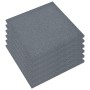 Losetas de goma protección de caídas 6 unidades gris 50x50x3cm en Materiales de construcción | Comprar online en Foru.es