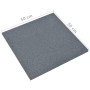 Losetas de goma protección de caídas 6 unidades gris 50x50x3cm en Materiales de construcción | Comprar online en Foru.es