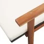 Liege mit Kissen aus synthetischem Rattan und massivem schwarzem Akazienholz von vidaXL, Liegen - Ref: Foro24-48707, Preis: 1...