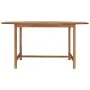 Mesa de jardín de madera maciza de teca 150x150x75 cm de vidaXL, Mesas de jardín - Ref: Foro24-49009, Precio: 186,16 €, Descu...