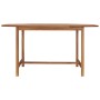 Mesa de jardín de madera maciza de teca 150x150x75 cm de vidaXL, Mesas de jardín - Ref: Foro24-49009, Precio: 187,32 €, Descu...