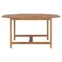 Mesa de jardín de madera maciza de teca 150x150x75 cm de vidaXL, Mesas de jardín - Ref: Foro24-49009, Precio: 186,16 €, Descu...